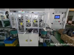 एक मशीन में सर्वो प्रेस मशीन द्वारा शाफ्ट एंड प्लेट और कम्यूटेटर के लिए आरमार्ट विधानसभा लाइन