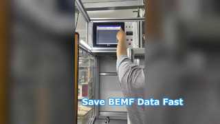 BEMF स्टेशन का परीक्षण डेटा कैसे सहेजें